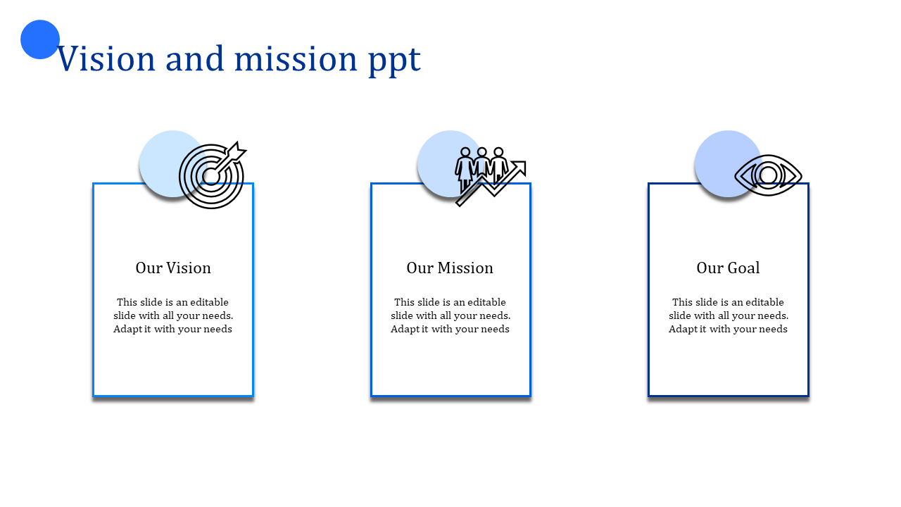 vision and mission ppt-vision and mission ppt-Blue